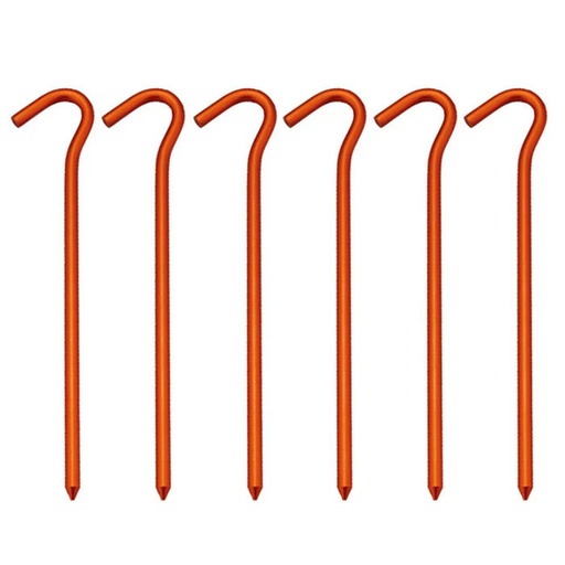[AC2718] 7" Aluminum Tent Stakes | 6-PK