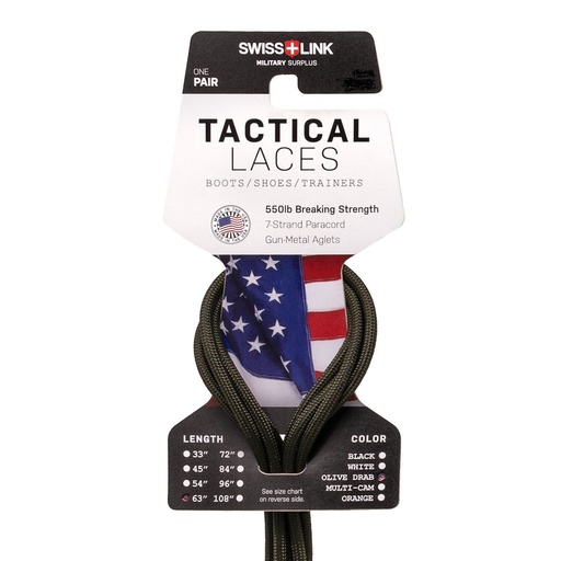 [BL1004] Tactical Boot Laces | 550 Paracord