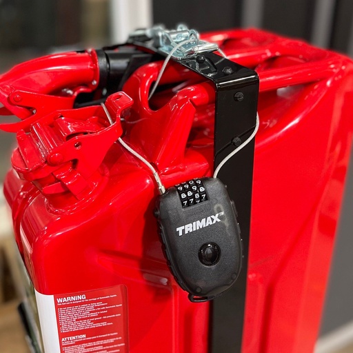 [T33RC] Retractable 35 Cable Lock | 4-Digit Combination Lock | Trimax