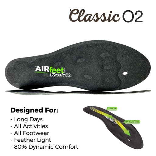 [AF00CO2X] Airfeet Classic O2 Boot Inserts