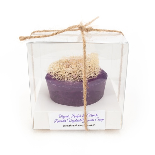 [SP0901] French Lavender Loofah Soap