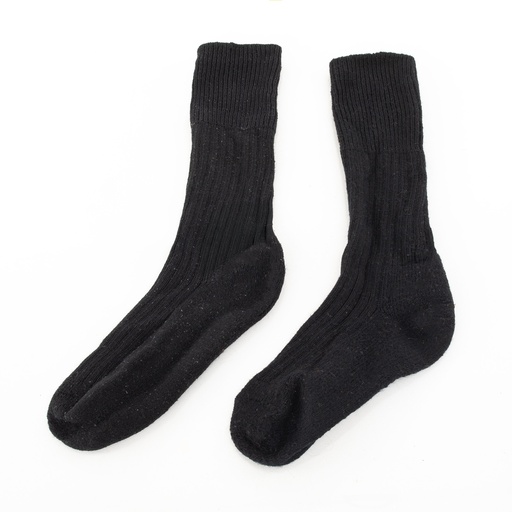 [8017] British Black Wool Socks | Issued