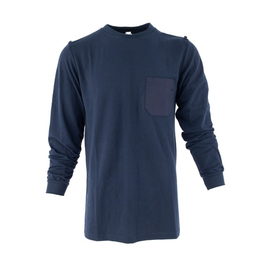 [63631] Dutch Navy Blue Crewneck Long Sleeve Shirt | Issued