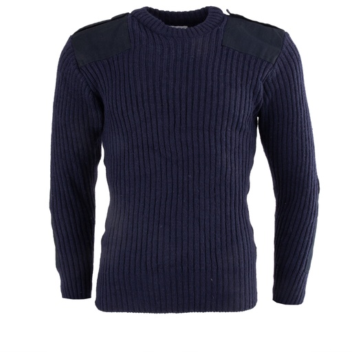 [48811] British Navy Blue Commando Sweater | Issued