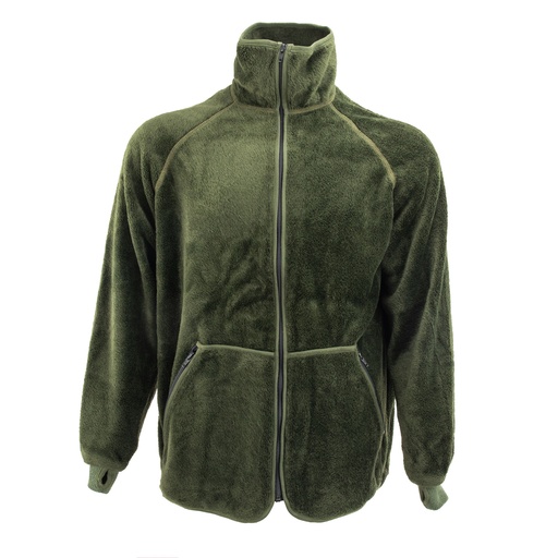 [4539] Dutch OD Fleece Sweater Jacket | Issued