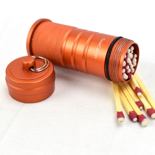 [3570] Waterproof Aluminum Matchbox | AceCamp