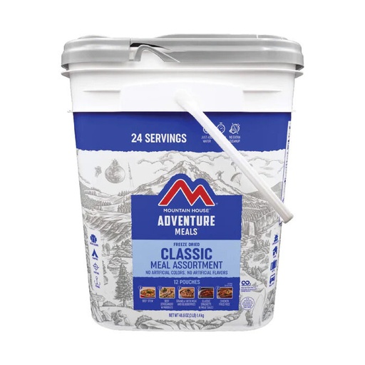 [0081635] Classic Assortment Bucket | Mountain House Freeze Dried Food