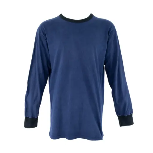 [636109] Dutch Army Navy Blue Long Sleeve Shirt | Issued