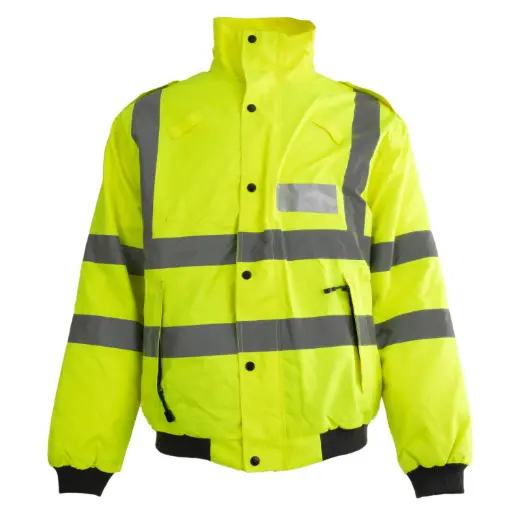 [62916] British Hi-Vis Safety Jacket | Lined | Issued