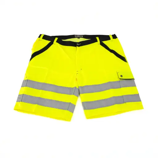 [61107] Wikland Yellow & Black Hi-Vis Shorts | Unissued