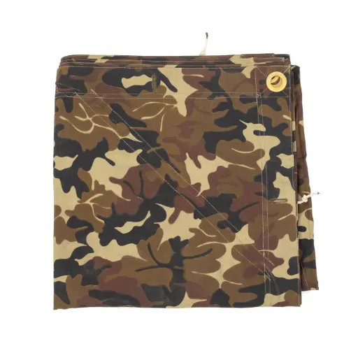 [63521] Romanian Oakleaf Shelter Half | Issued