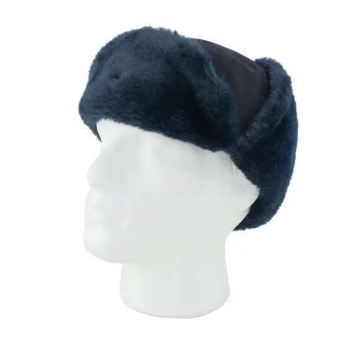 [56860] Dutch Navy & Black Ushanka Hat | Issued