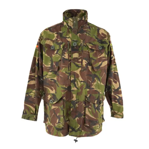 [4670-NH] British Woodland DPM Windproof Parka | No Hood | Issued