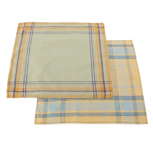 [55310] Czech Army Handkerchiefs | Plaid Mixed | 10-Pack | Unissued