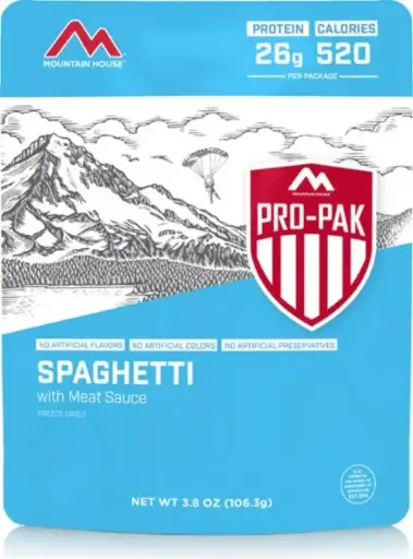 [50-151] Spaghetti with Meat Sauce Pro-Pak | Mountain House Freeze Dried Food