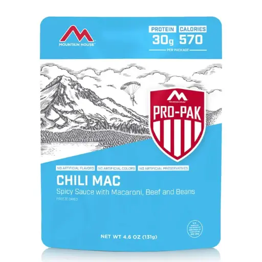 [50-153] Chili Mac with Beef Pro-Pak® | Mountain House Freeze Dried Food