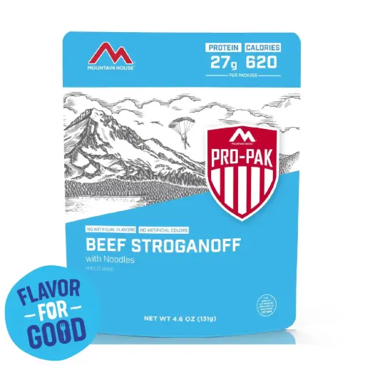 [0050152] Beef Stroganoff Pro-Pak | Mountain House Freeze Dried Food