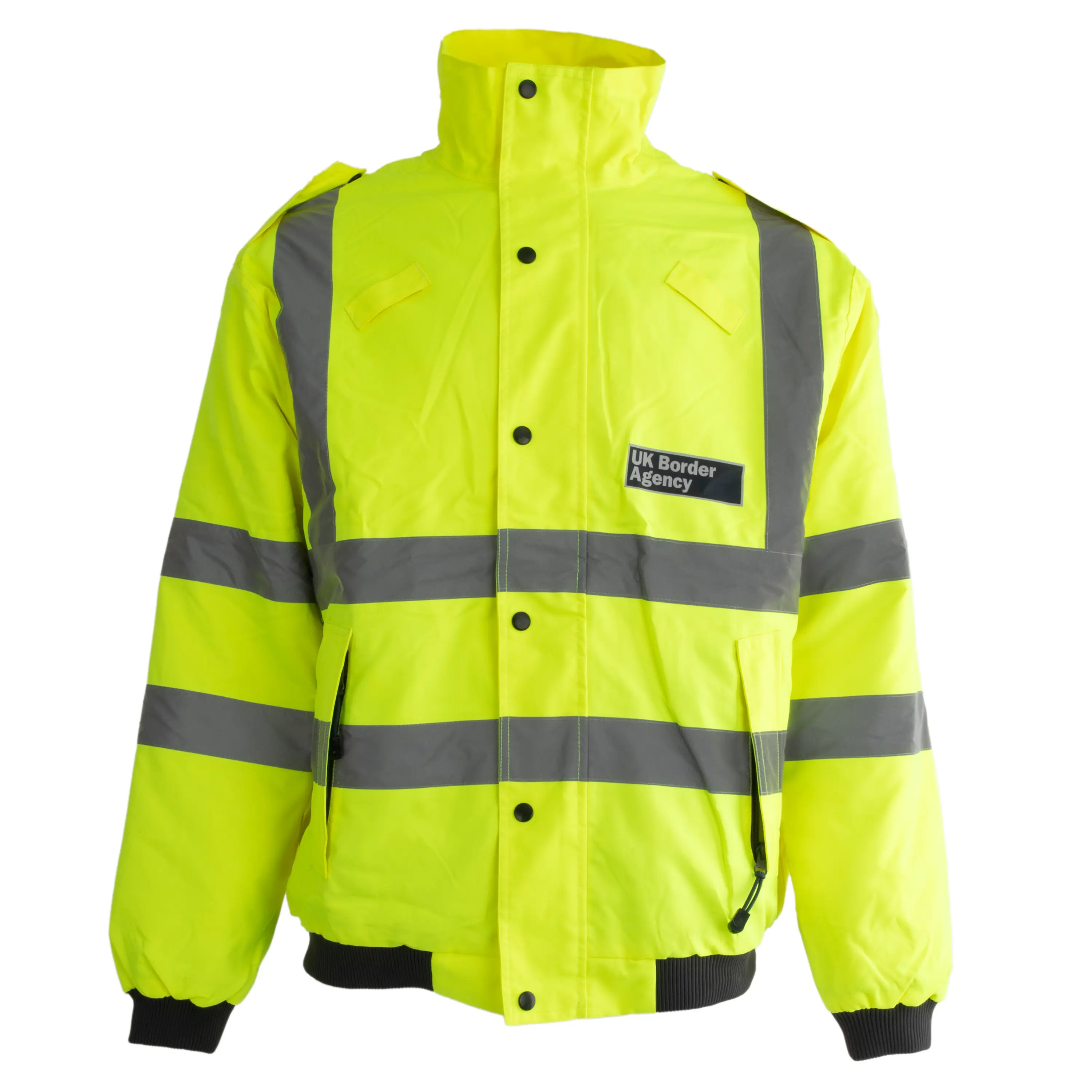 British Hi-Vis Border Patrol Safety Jacket | Lined | Issued 