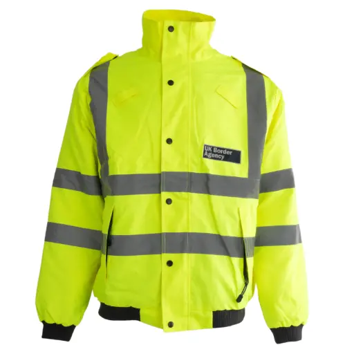 [62917] British Hi-Vis Border Patrol Safety Jacket | Lined | Issued