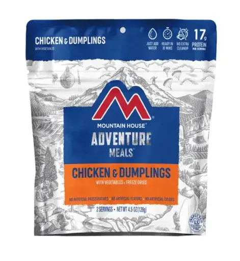 [0055-165] Chicken and Dumplings | Mountain House Freeze Dried Food Pouch