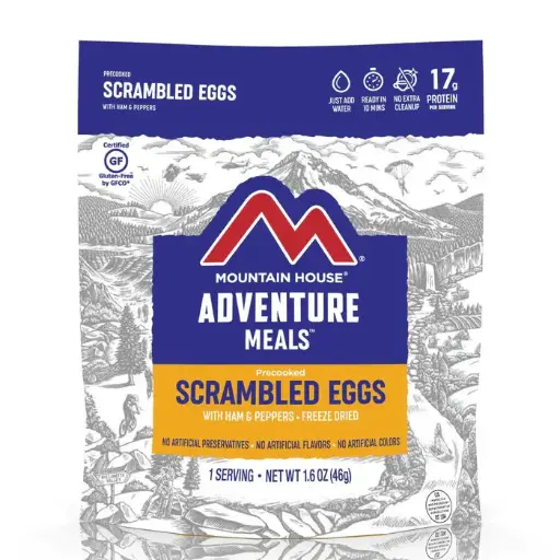 [55-455] Scrambled Eggs with Ham & Peppers | Mountain House Freeze Dried Food Pouch