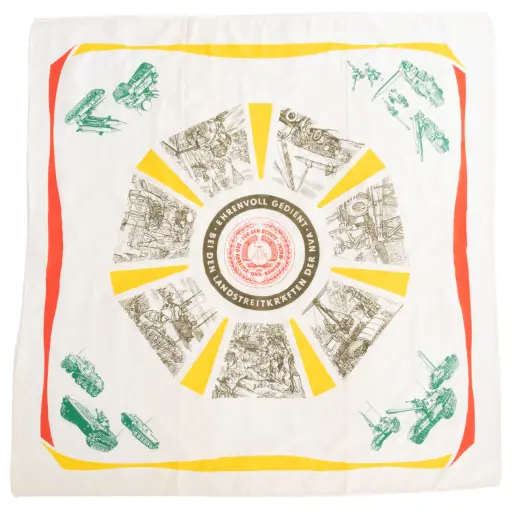 [62926] German Memorial Scarf & Doily of NVA | Unissued