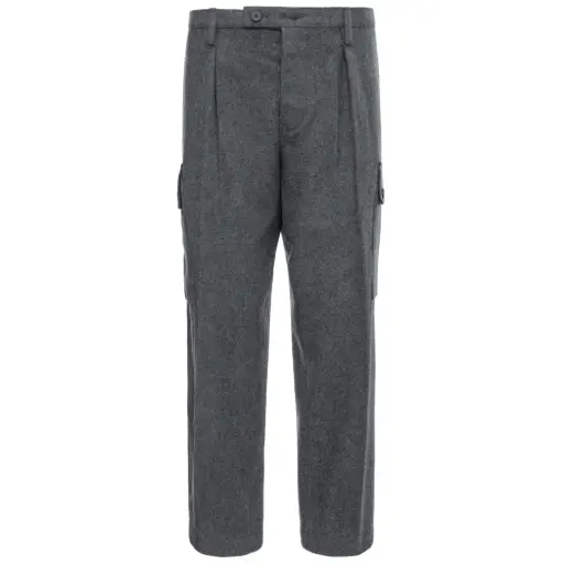 [5001] Classic Wool Cargo Pants