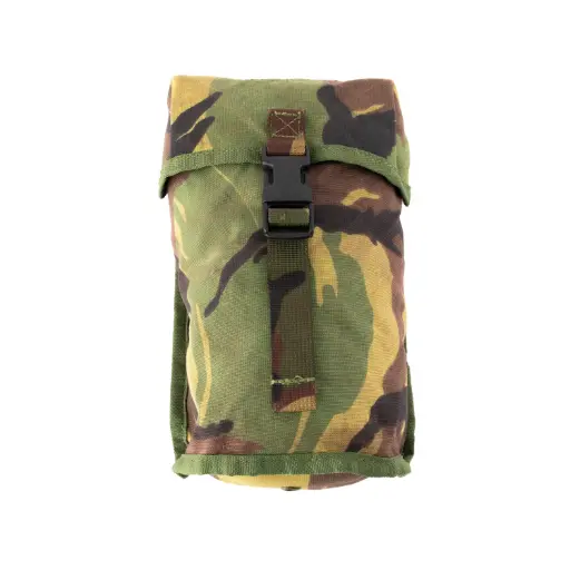 [4628-W] Dutch Woodland DPM MOLLE Pouch | Style W | 8" x 4.5" x 2.5" | Issued