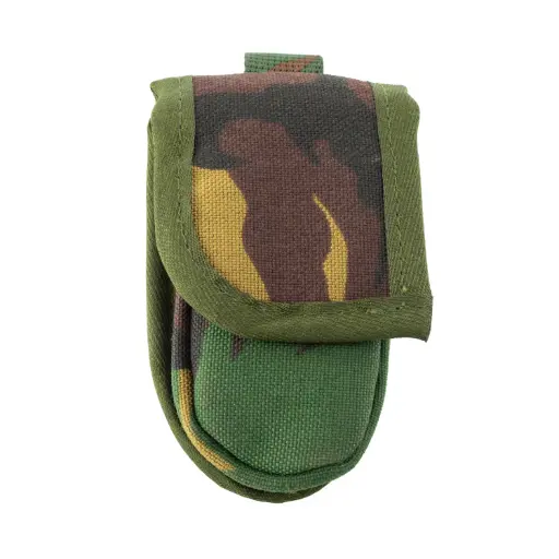[4628-HM] Dutch Woodland DPM Assorted MOLLE Pouch | Style HM | 2" x 0.5" x 4" | Issued