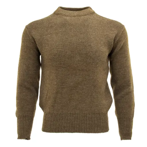 [56820] French OD Knit Wool Sweater | Issued