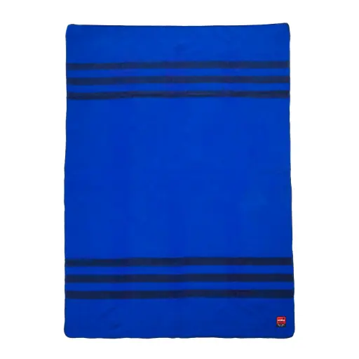 [4685] Royal Blue Classic Wool Blanket
