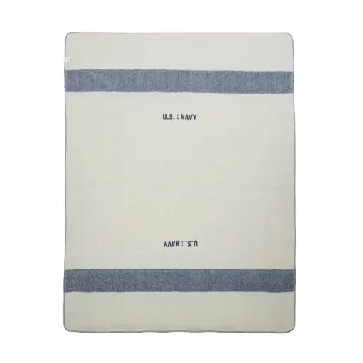 [4058] U.S. Navy Classic Wool Blanket | Reproduction