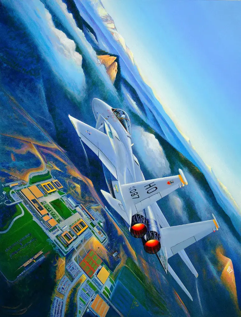 [RB02] F-15 Eagle | 24" x 20" Print