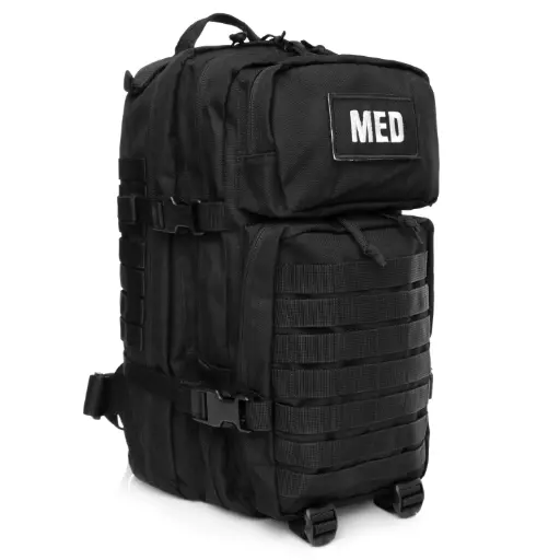 [FA138BLACK] First Aid Full Tactical Trauma Kit | Black