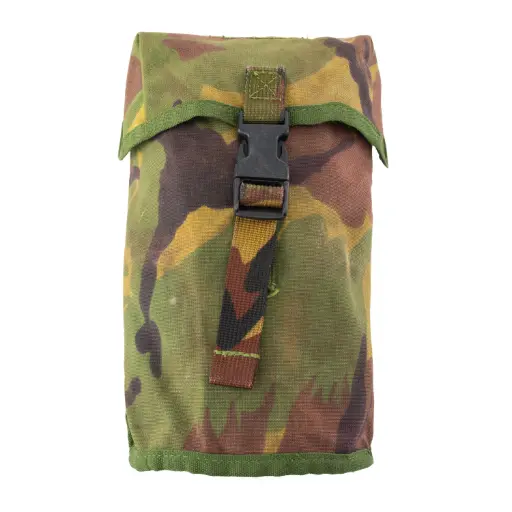 [4628-C] Dutch Woodland DPM MOLLE Pouch | Style C | 7.5" x 4" x 2.5" | Issued 