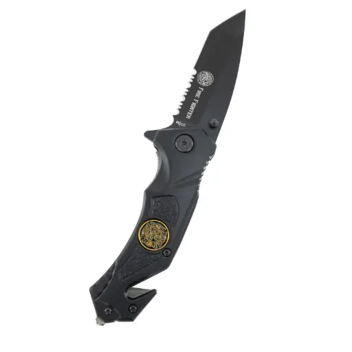 [TD 941-FF] 4.5" Fire Department Assist-Open Rescue Folding Knife | REX