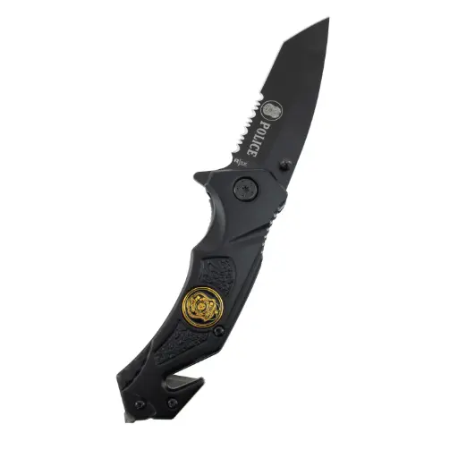 [TD 941-PO] 4.5" Police Assist-Open Rescue Folding Knife | REX