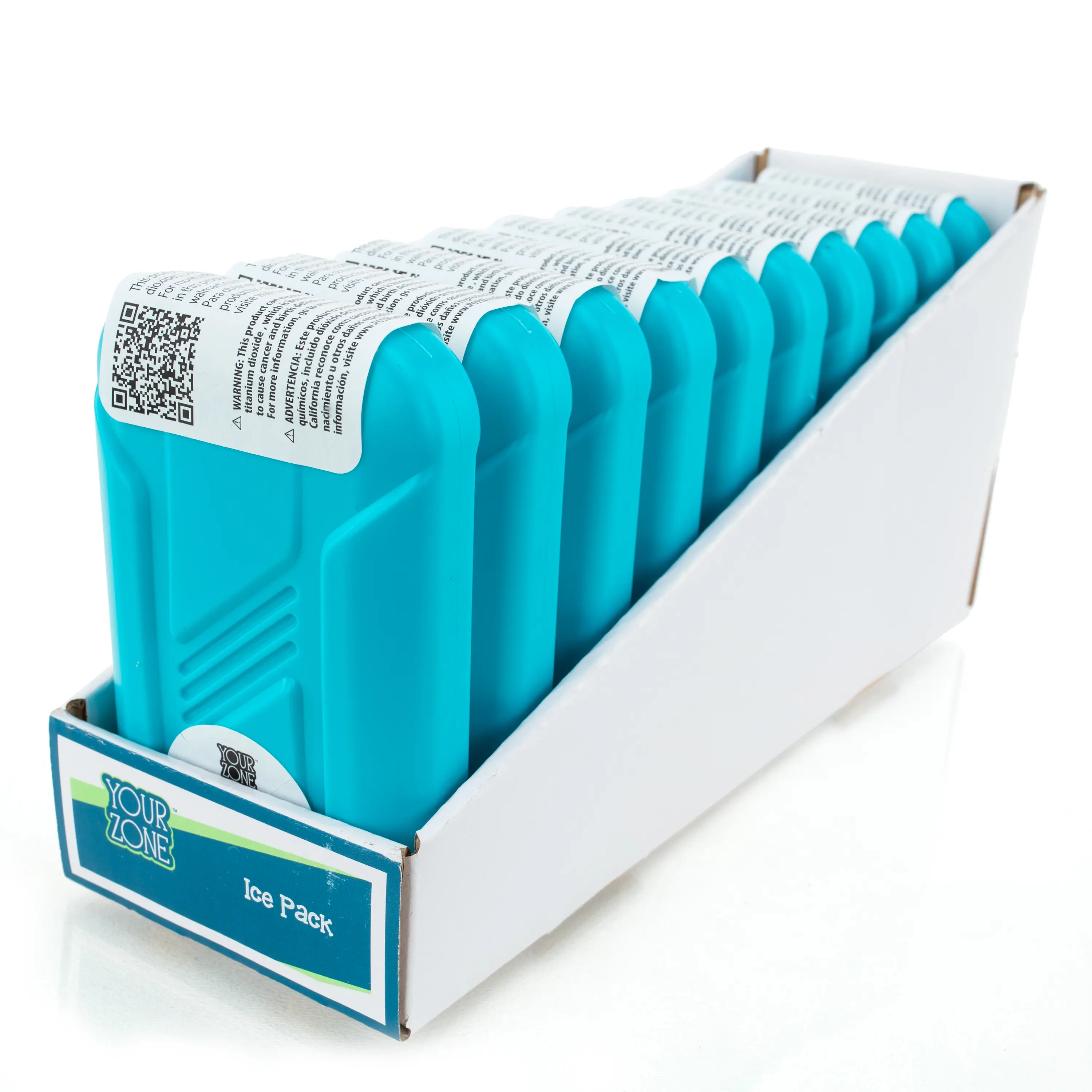 Your Zone Reusable Ice Pack | Aqua | 10-Pack | Swiss Link