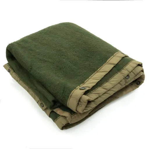 [56813-I] Czech Sleeping Bag Blanket - Forest Green | Issued